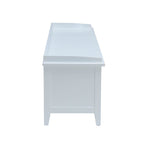 ACME Flavius White Bench with Storage Model 96759