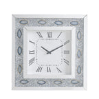 ACME Sonia Mirrored & Faux Agate Wall Clock Model 97047