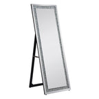 ACME Noralie Mirrored & Faux Diamonds Floor Mirror Model 97156