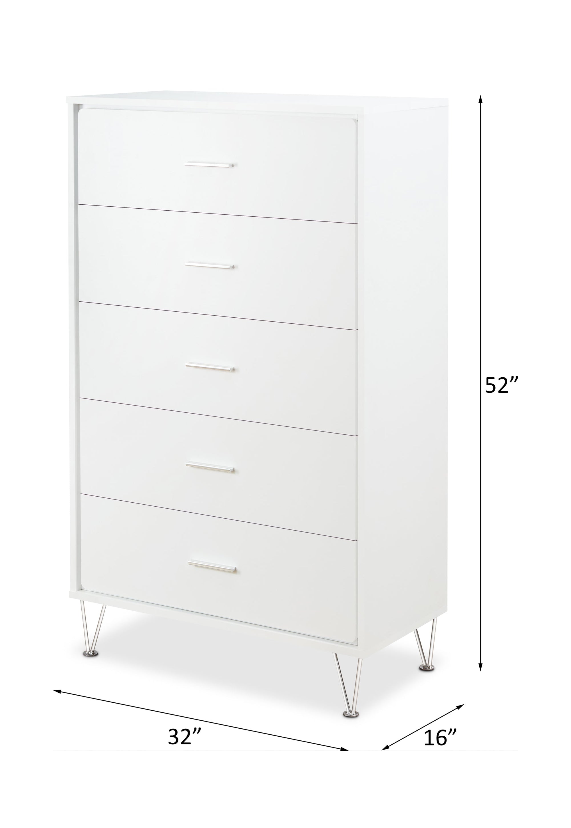 ACME Deoss White Chest Model 97364