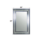 ACME Nysa Mirrored & Faux Crystals Accent Mirror Model 97387