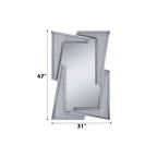 ACME Noralie Mirrored & Faux Diamonds Accent Mirror Model 97571