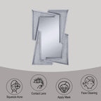 ACME Noralie Mirrored & Faux Diamonds Accent Mirror Model 97571