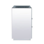 ACME Nysa Mirrored & Faux Crystals Accent Table Model 97575