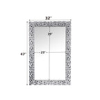 ACME Kachina Mirrored & Faux Gems Accent Mirror Model 97586