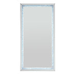 ACME Noralie LED Mirrored & Faux Diamonds Floor Mirror Model 97600