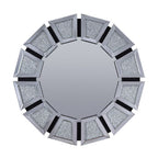 ACME Noralie Mirrored & Faux Diamonds Accent Mirror Model 97610