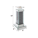 ACME Noralie Mirrored & Faux Diamonds Candle Holder (Set-2) Model 97615