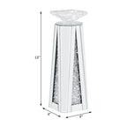 ACME Noralie Mirrored & Faux Diamonds Candle Holder (Set-2) Model 97623