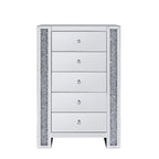 ACME Noralie Mirrored & Faux Diamonds Cabinet Model 97644