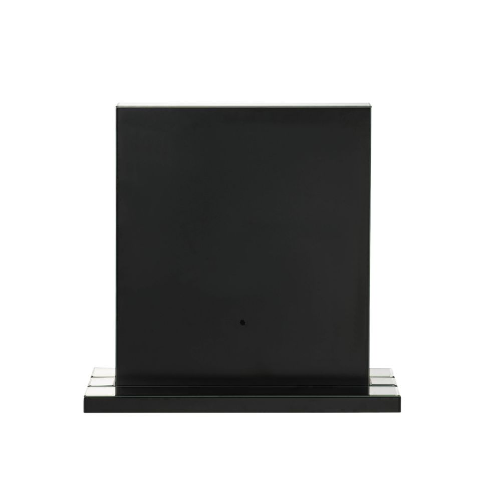 ACME Noralie Mirrored & Faux Diamonds Accent Mirror with LED Model 97707