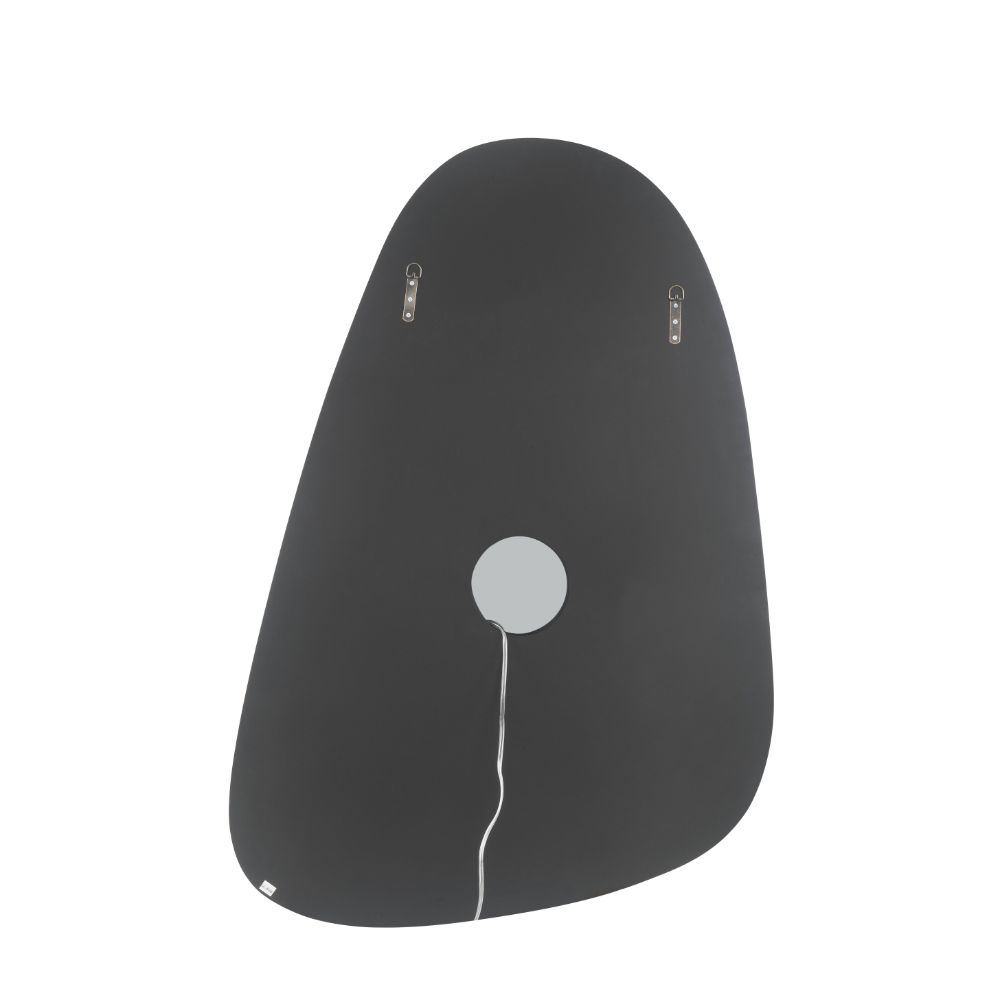 ACME Noralie Mirrored & Faux Diamonds Accent Mirror with LED Model 97708