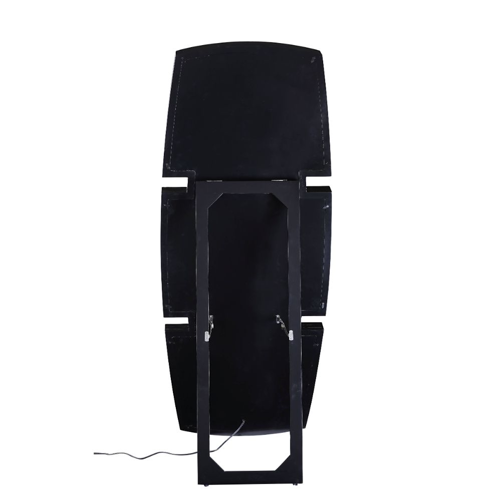 ACME Noralie Mirrored & Faux Diamonds Floor Mirror Model 97759