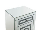 ACME Noralie Mirrored & Faux Diamonds Accent Table Model 97934
