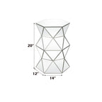 ACME Dominic Mirrored Pedestal Stand Model 97942