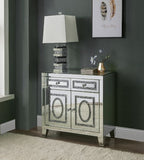 ACME Noralie Mirrored & Faux Diamonds Cabinet Model 97952