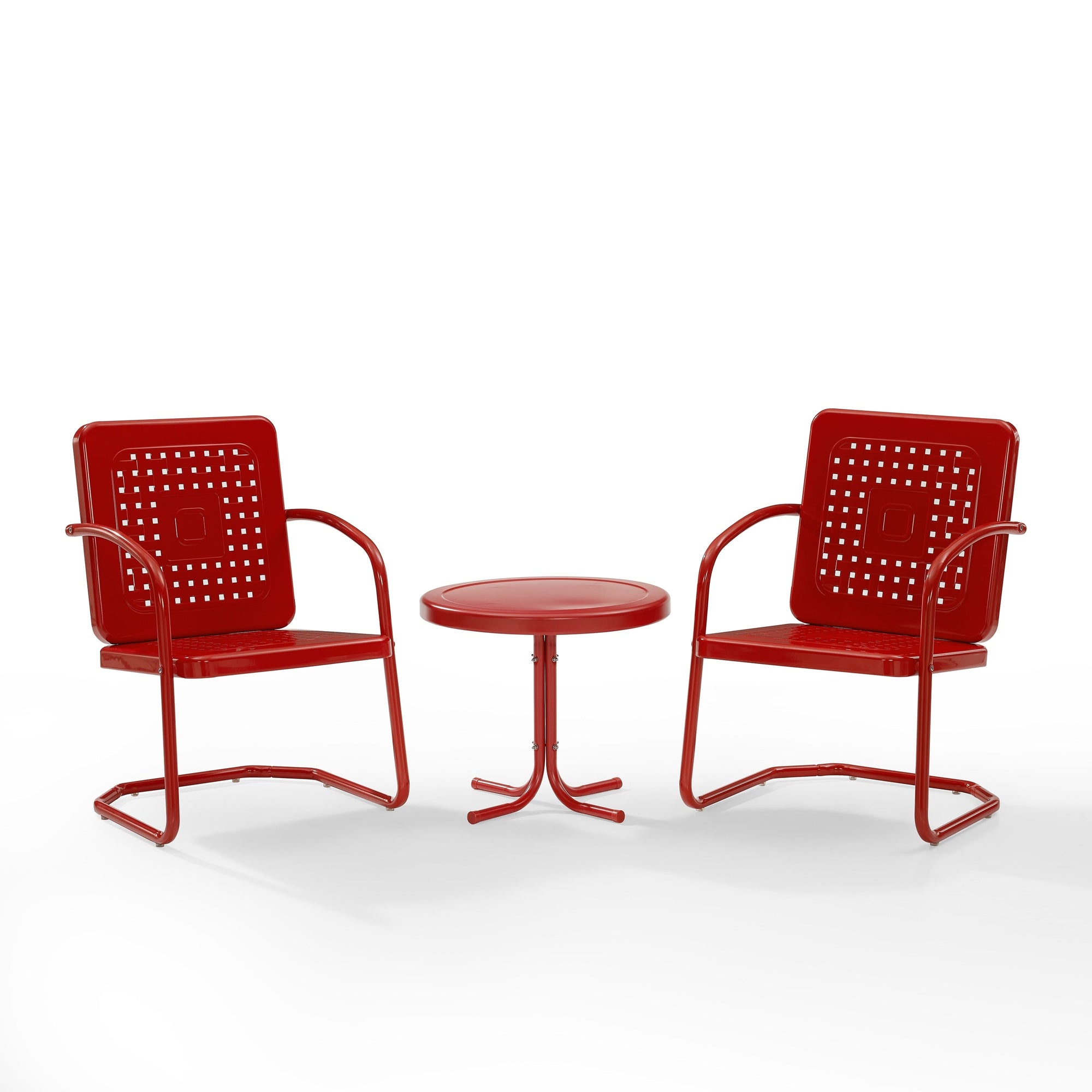 Ensemble de 3 chaises d'extérieur Crosley Bates - 84 cm (L) x 22 cm (P) x 35 cm (H)