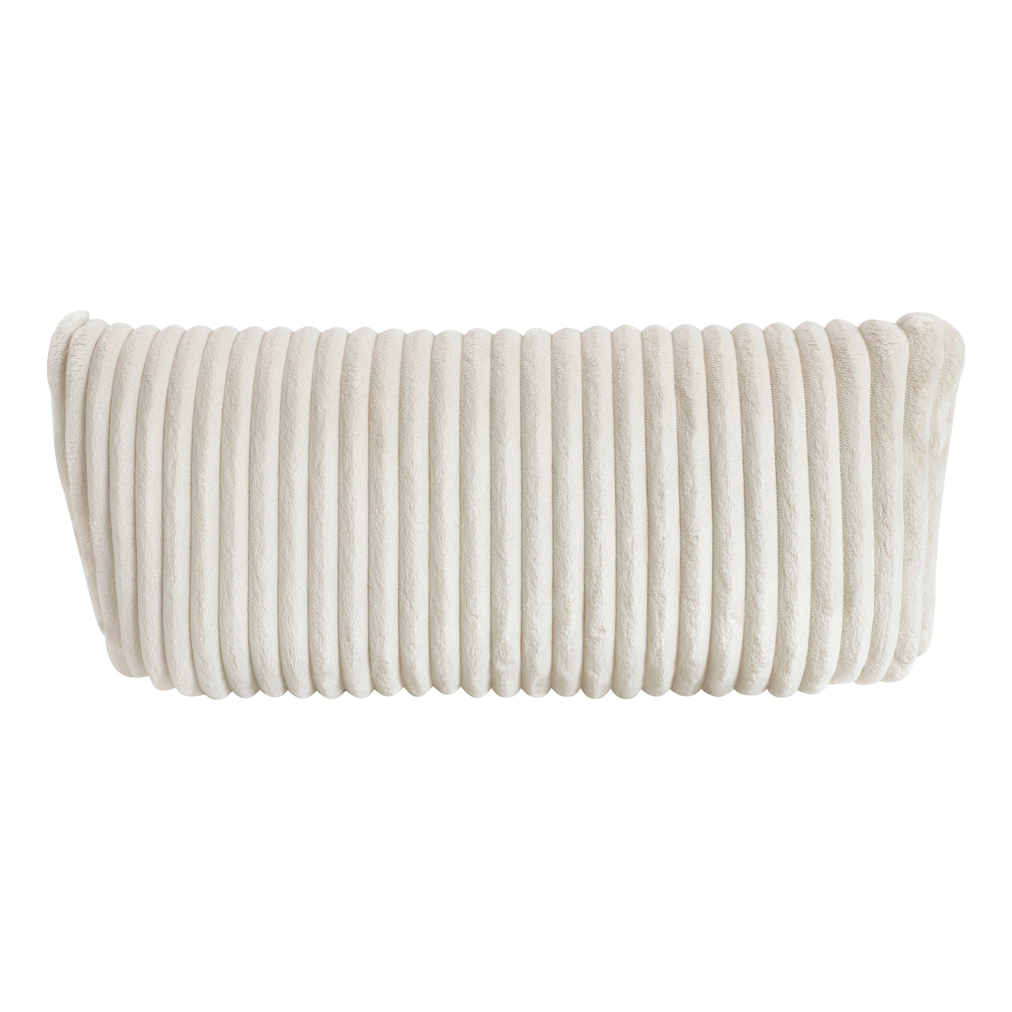 Fauteuil inclinable manuel pivotant en velours côtelé Braidy