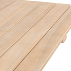 Ensemble bistro pliant d'extérieur 3 pièces en bois d'acacia Cadiz Modern Coastal, par JONATHAN Y