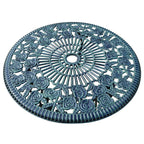 Ensemble bistro 3 pièces Camellia en aluminium moulé vert Verdi avec table et 2 chaises