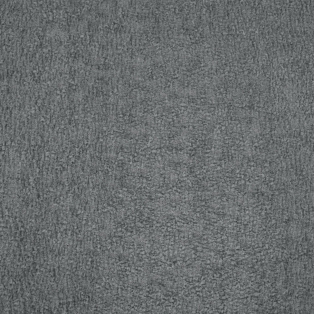 Fauteuil lounge rond en chenille, avec accoudoirs et base pivotante à 360° et 3 coussins amovibles