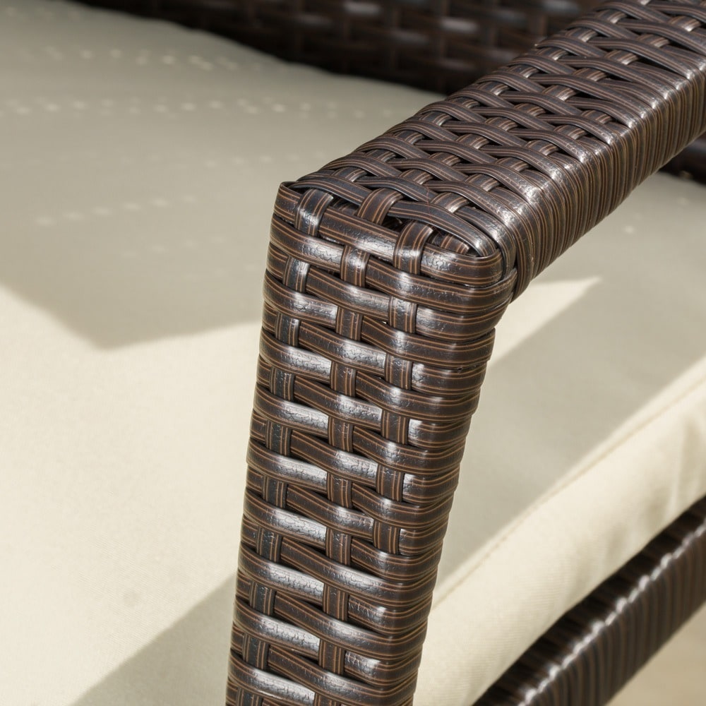 Ensemble bistro en osier 3 pièces Elba par Christopher Knight Home