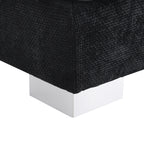 Canapé d'angle Cloud, ensemble de canapé de luxe en forme de L avec 2 coussins offerts, mobilier d'intérieur 4 places en chenille avec méridienne surdimensionnée