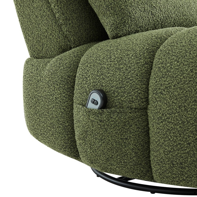 Fauteuil inclinable électrique Cole pivotant avec soutien lombaire