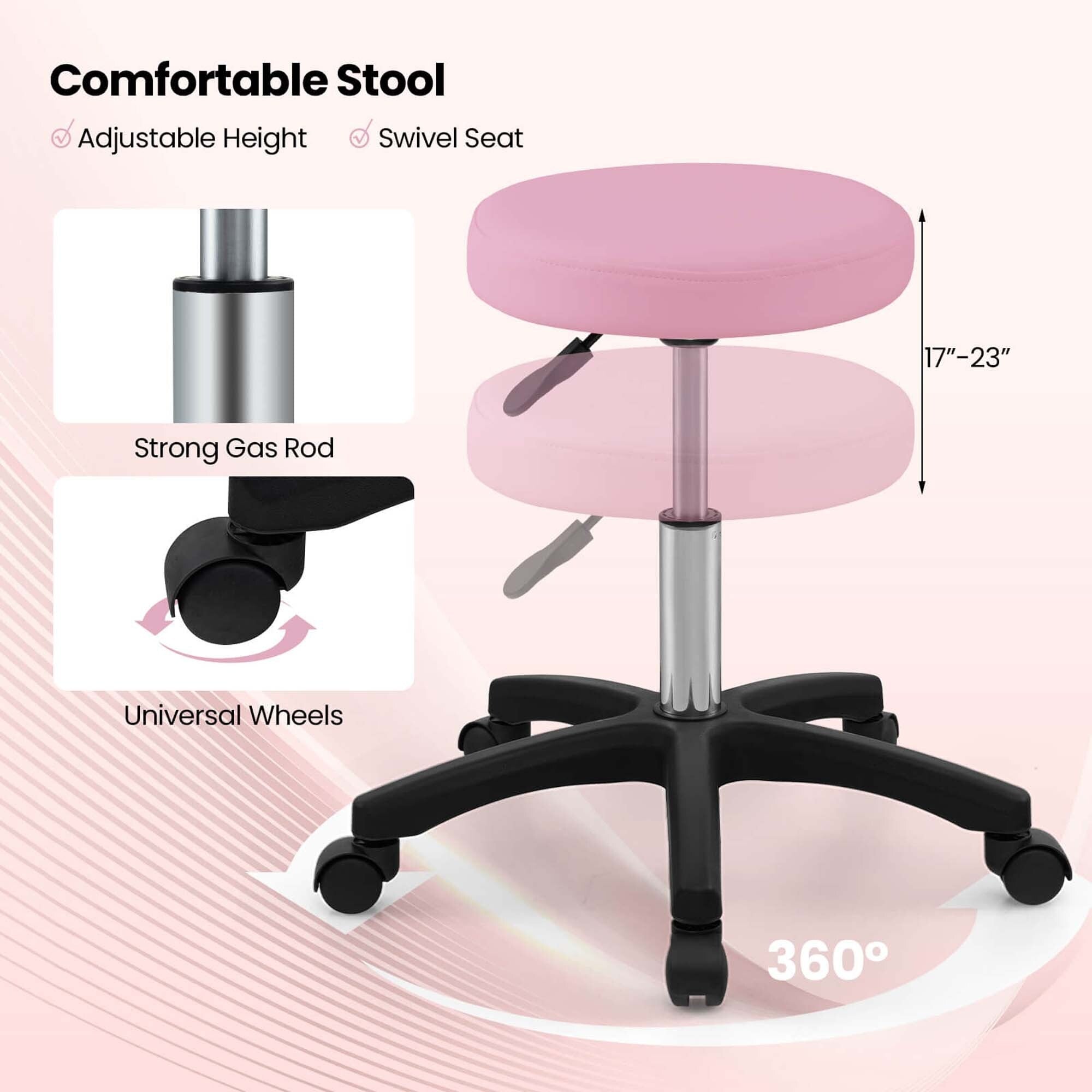Lit de massage Costway 72 avec tabouret hydraulique et dossier réglable.