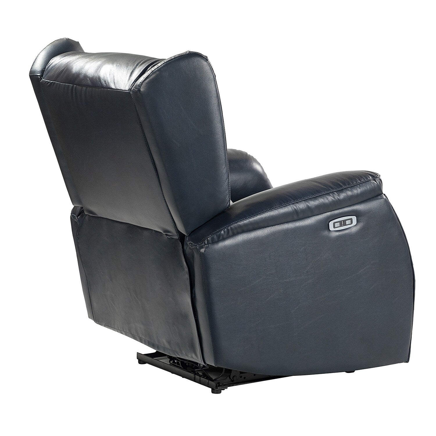 Fauteuil inclinable électrique Eduardo en cuir véritable avec port USB (lot de 2)