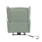 Fauteuil inclinable électrique Eduardo en cuir véritable avec port USB (lot de 2)