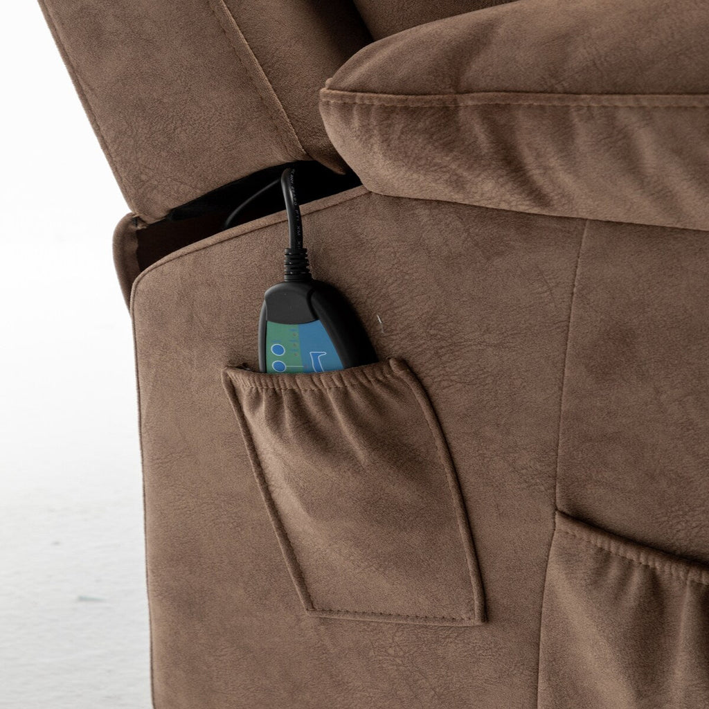 Fauteuil releveur électrique inclinable avec massage et chauffage