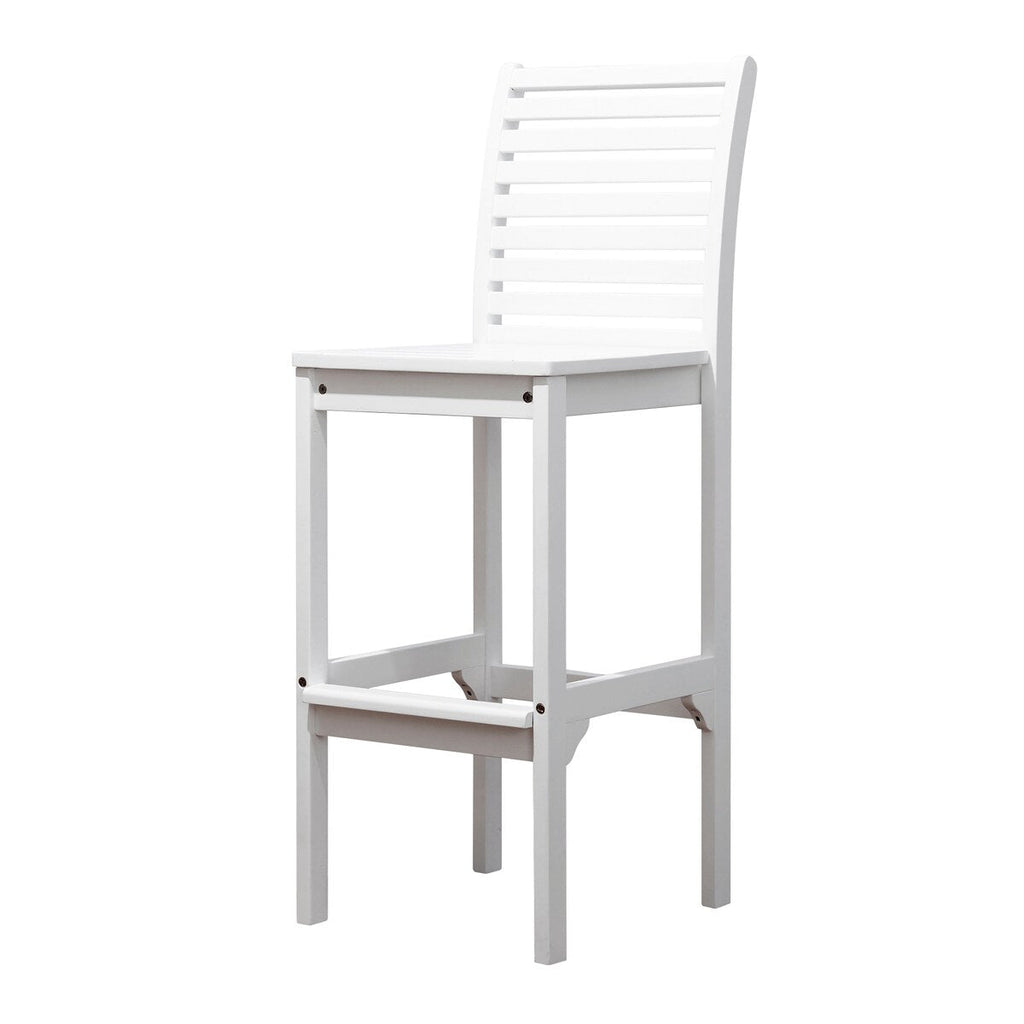 Ensemble table et chaises de bar Emilio en bois