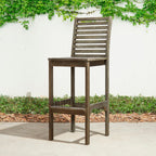 Ensemble table et chaises de bar Emilio en bois