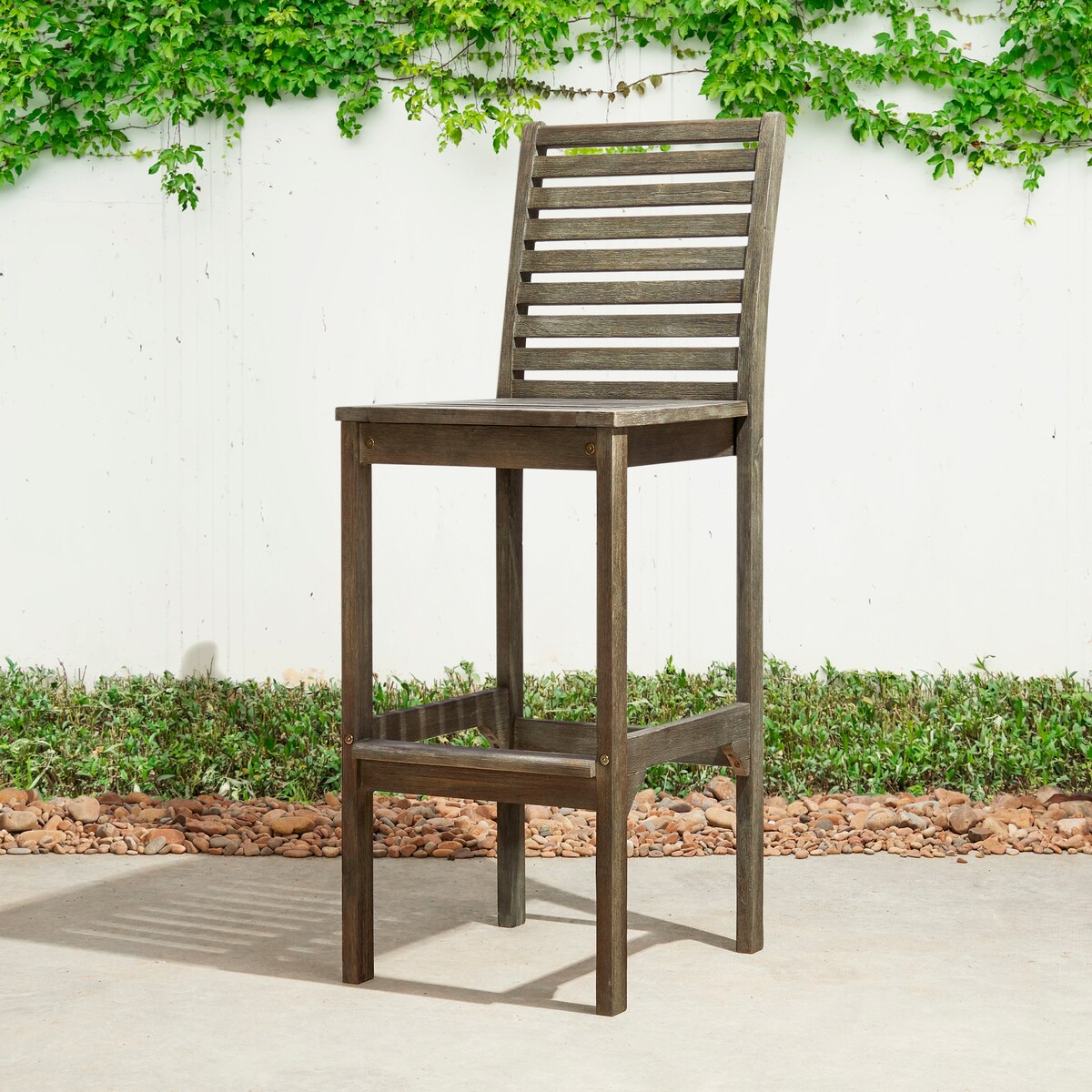 Ensemble table et chaises de bar Emilio en bois