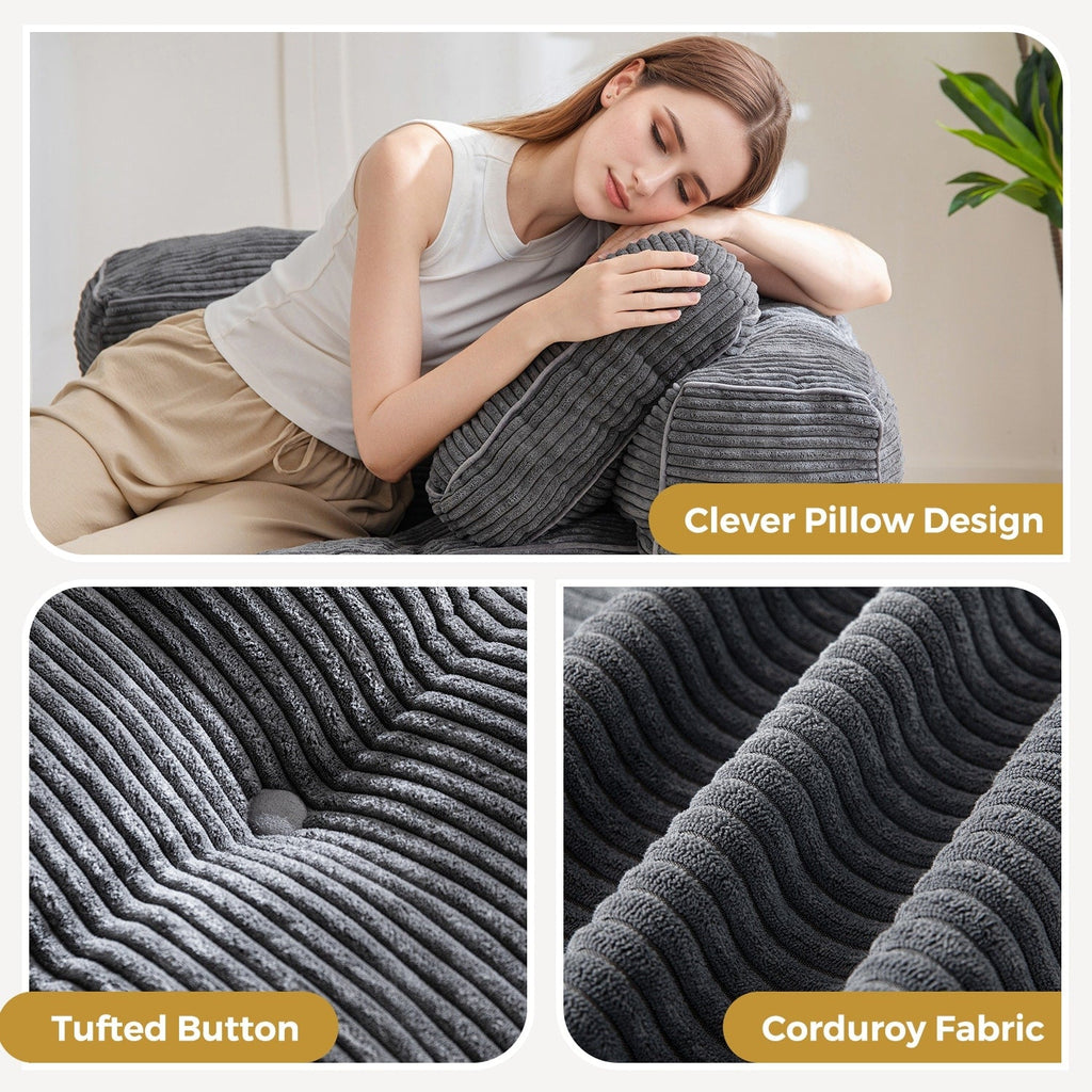 Canapé-lit pliable, canapé d'angle en forme de L