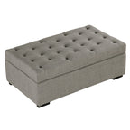 Canapé-lit pliant, pouf de 126 cm avec matelas à mémoire de forme et capitonnage.