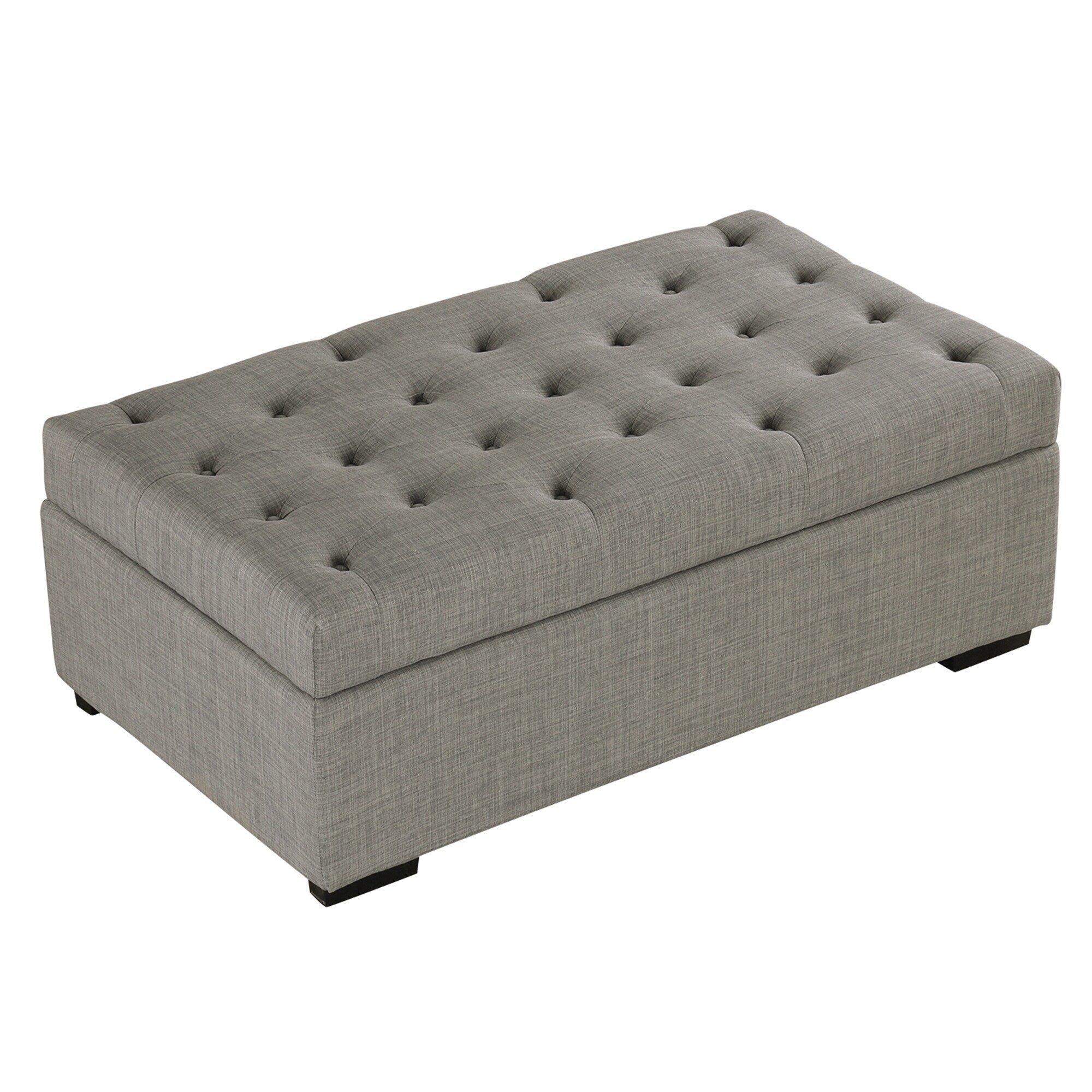 Canapé-lit pliant, pouf de 126 cm avec matelas à mémoire de forme et capitonnage.