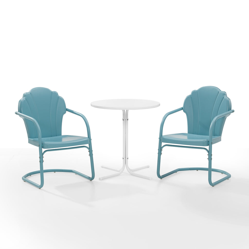 Ensemble bistro d'extérieur Crosley Tulip 3 pièces - 98 cm (L) x 29 cm (P) x 32,88 cm (H)