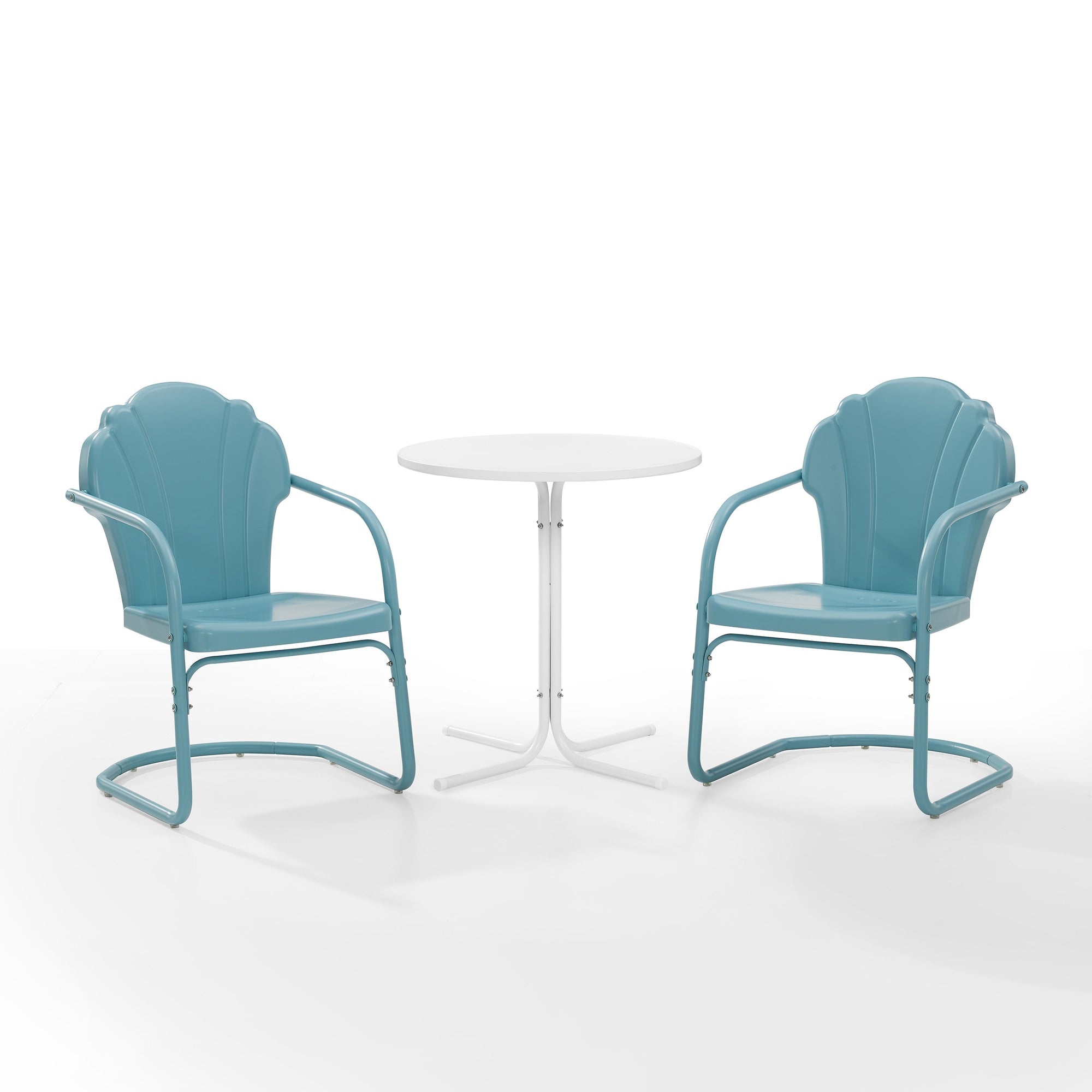 Ensemble bistro d'extérieur Crosley Tulip 3 pièces - 98 cm (L) x 29 cm (P) x 32,88 cm (H)