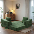Canapé-lit convertible rembourré 70,87, fauteuil convertible, canapé de sol confortable pour salon, chambre, tissu chenille