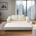 Canapé-lit convertible rembourré 70,87, fauteuil convertible, canapé de sol confortable pour salon, chambre, tissu chenille