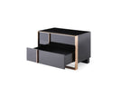 Nova Domus Cartier Modern Black & Rosegold Bedroom Set Model VGVCCARTIER-SET