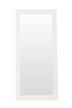 A&X Regal Modern White Crocodile Floor Mirror Model VGUNAK421-WHT