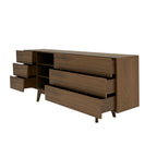 Modrest Abelard Mid Century Walnut Dresser Model VGBBMC1707-DRS