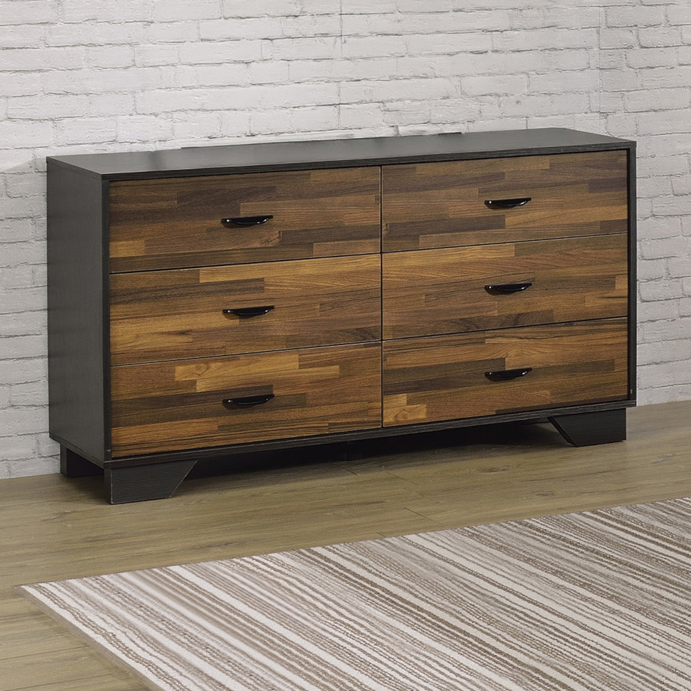 ACME Eos Walnut & Black Dresser Model AC00546