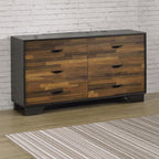 ACME Eos Walnut & Black Dresser Model AC00546