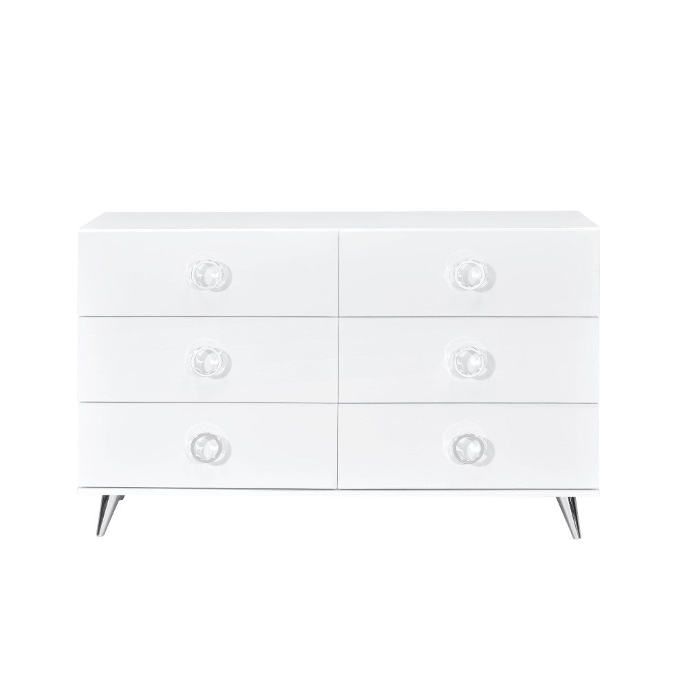 ACME Perse White Dresser Model AC00549