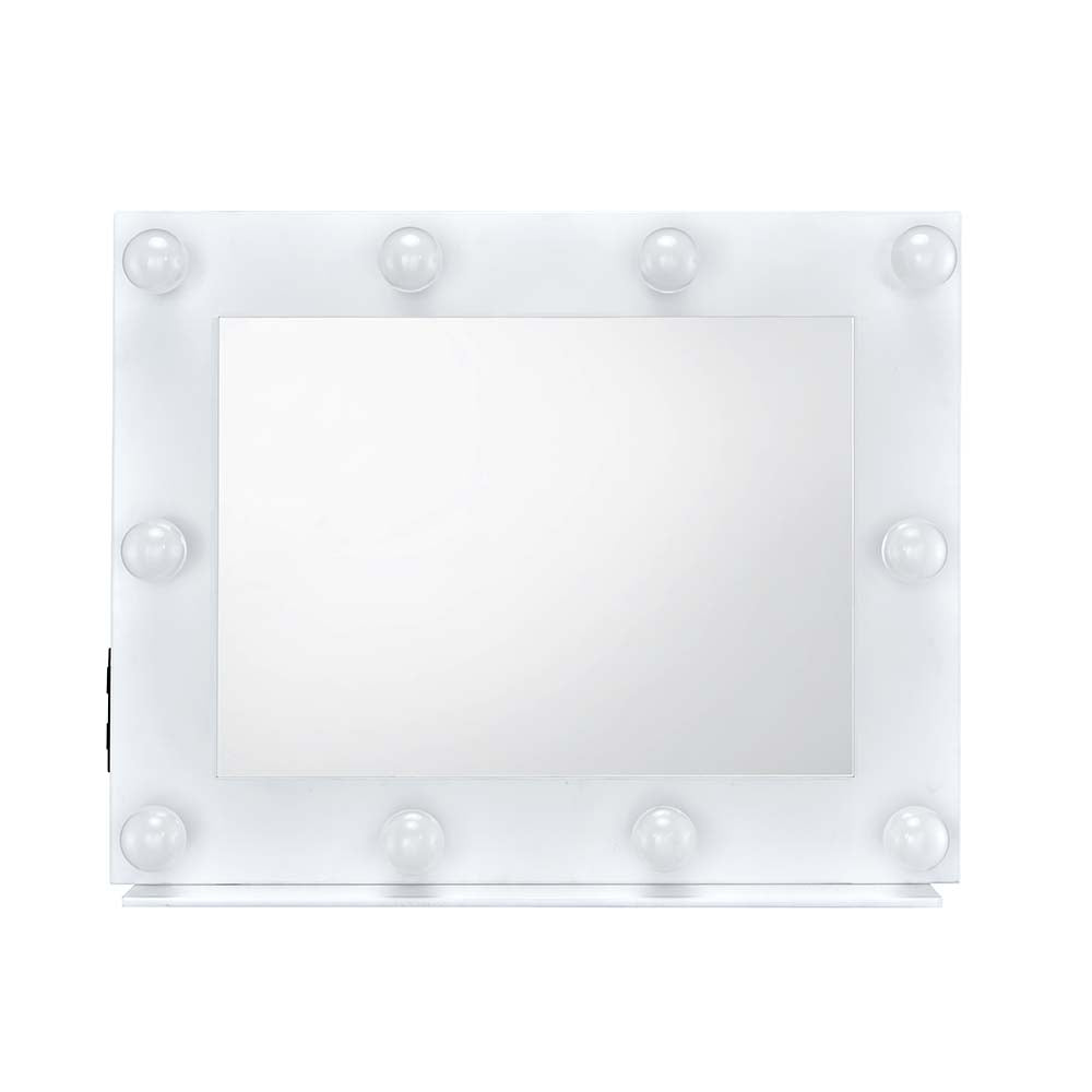 ACME Avery White Accent Mirror Model AC00759