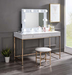 ACME Avery White Accent Mirror Model AC00759